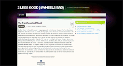 Desktop Screenshot of 2legsgood.com